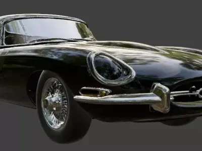 1961 Jaguar E Type for 3D Printing 3D print model
