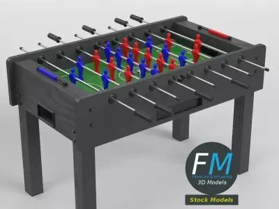 Foosball table football 1 3D model