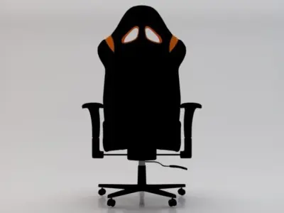 Gaming Chair 05 Low-poly 3D model