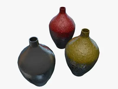 Decorative Vases 3D model buy