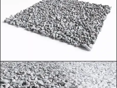Gravel Crushed Stone 3D model