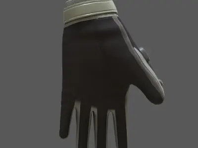 Gloves Racer Generic sport scifi human  Low-poly 3D model