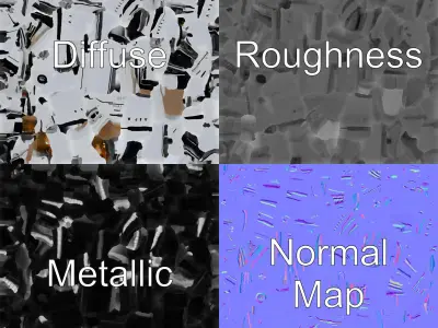 High-Tech Explorer Yacht Ice-Class model pack Low-poly 3D model