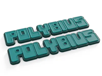 Polybius logo Free 3D print model