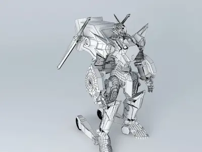 Lancelot robot Free 3D model