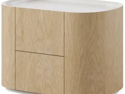 Bedside table Lagom by Ellipse 3D model