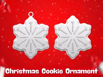 Christmas Cookie Ornament - Pendant -  Christmas Tree 3 3D print model