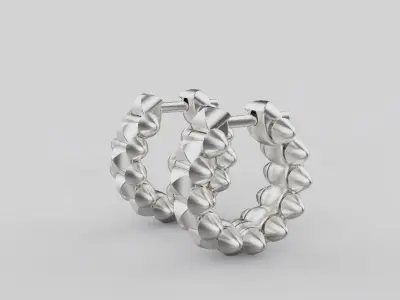 Clash Earrings 91288 3D print model