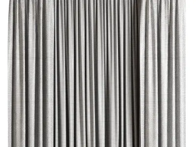 Curtain 3D model shop