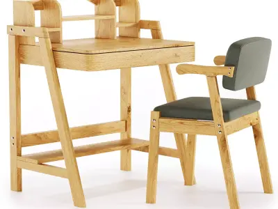 Kid Table 03 3D model