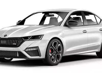Skoda Octavia RS 2020 3D model
