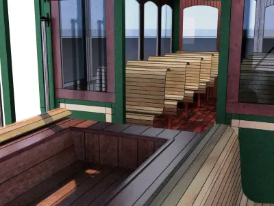 Street Tram 3D model