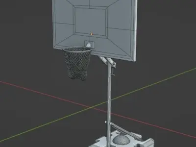 Basketball Hoop 3D 3D model