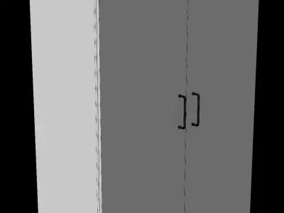 IKEA PAX Cabinet 100x58x201 3D model
