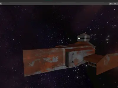 Dieselpunk Rocketship - The Ultimate Weapon of the Skies 3D model