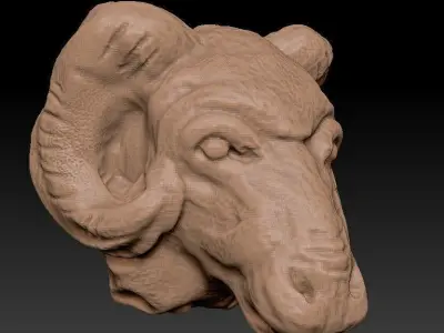 Old sculpture 3D model