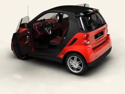 Smart ForTwo Coupe 2009 3D model