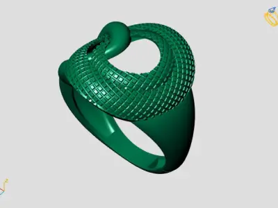 Women Plain Ring STL Models Womens Ring 3dmodels 3D print model 3D print model 51