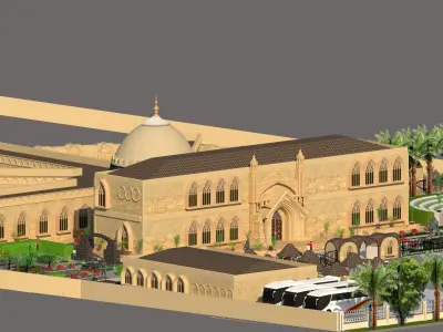 Cultural Museum 3D model