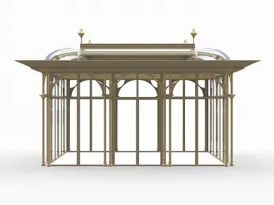 Modern gazebo 3D model