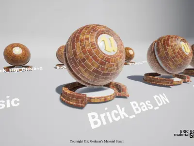 Material Smart Brick Series Smart Master Materials Mark 03 3D model