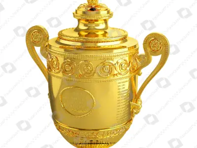 Wimbledon Trophy 3D Model 3D model