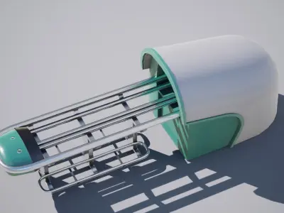 Ball Return Low-poly 3D model