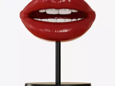 Figurine Lips 3D model