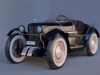 Stylized Classic Car 3D model