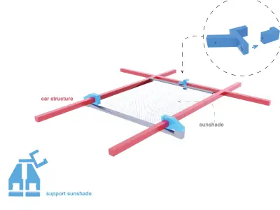 Citroen AMI accessories 3D print model