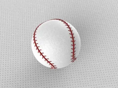 Softball baseball Free 3D model