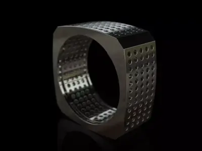 Minimalistic ring V2 3D print model