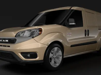 Ram ProMaster City Tradesman SLT Cargo Van 2020 3D model