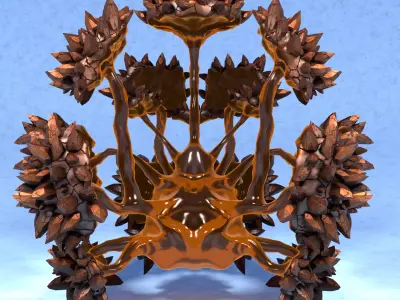 GeoSlime 2  Low-poly 3D model