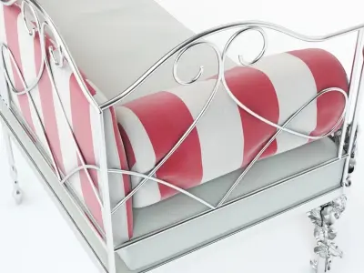 Classic Day Bed 3D model