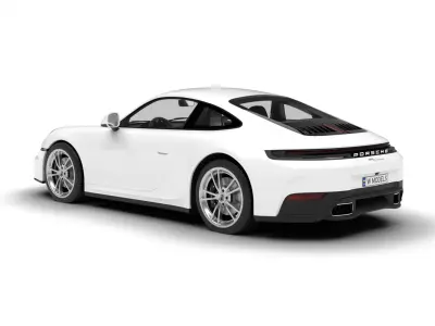 Porsche 911 Carrera 2025 3d model 3D model