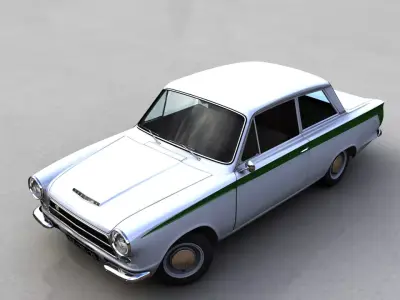 LOTUS CORTINA MK1 1963 3D model