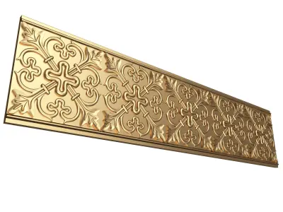 Ornament Element Molding 05 Low-poly 3D model