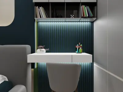 Modern Bedroom 3D model get