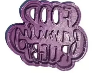 Food family rugby cookie cutter 3D model