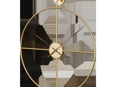 Milano wall clock 3D model