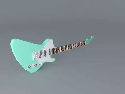 50's/60's retro guitar Free 3D model