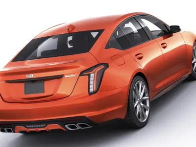 CT5-V sport sedan 3D model