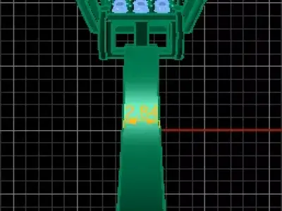 Luxury Square Cluster Diamond Ring 3D print model