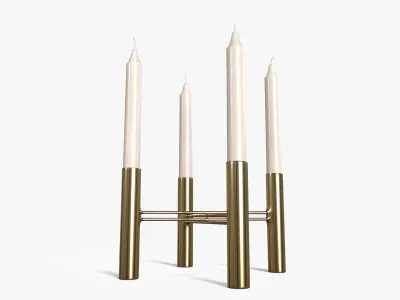 Lume Candel Low-poly 3D model