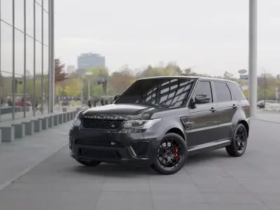 range rover svr 2016 Low-poly 3D model