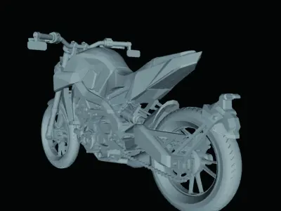 Yamaha Mt09 3D print model