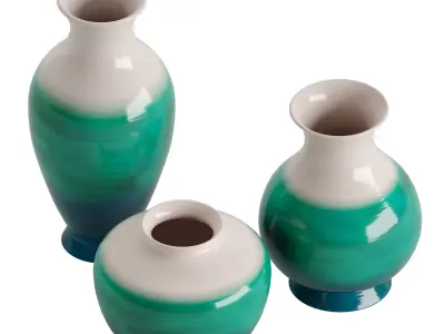 Decorative ceramic vase 3D model purchase