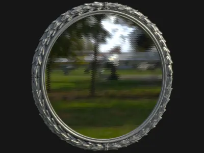 Mirror CNC and Render 3D model