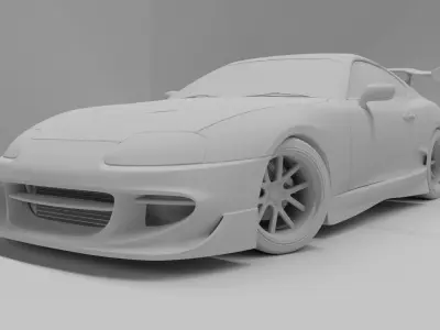 toyota supra mk4 tuning 3D model